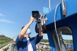 镇江长江货运轮船检测点